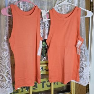 Coral Sleeveless Women’s Tank Top